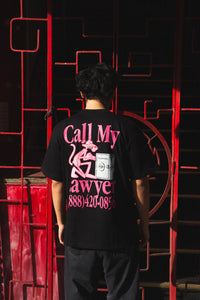 Pink Panther Call My Lawyer Tee Black