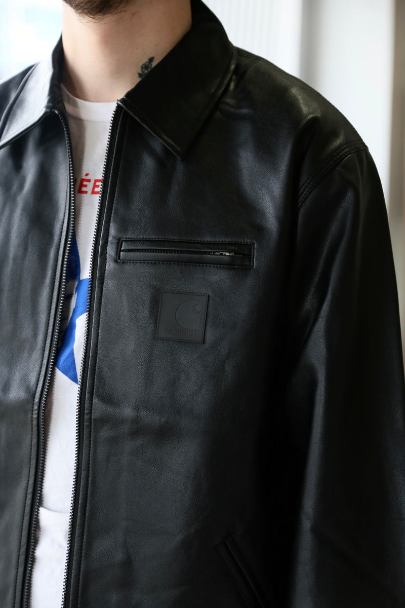 廃盤APC x Carhartt Detroit Leather Jacket A.p.c. x carhartt detroit leather jacket for sale