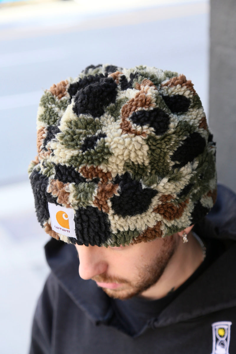 Prentis Beanie Green Jacquard Duck Camo – Complex Clothing Inc.