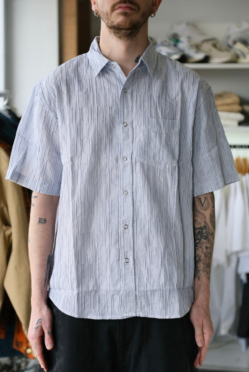 Wavy Striped Shirt Blue – Complex Clothing Inc.