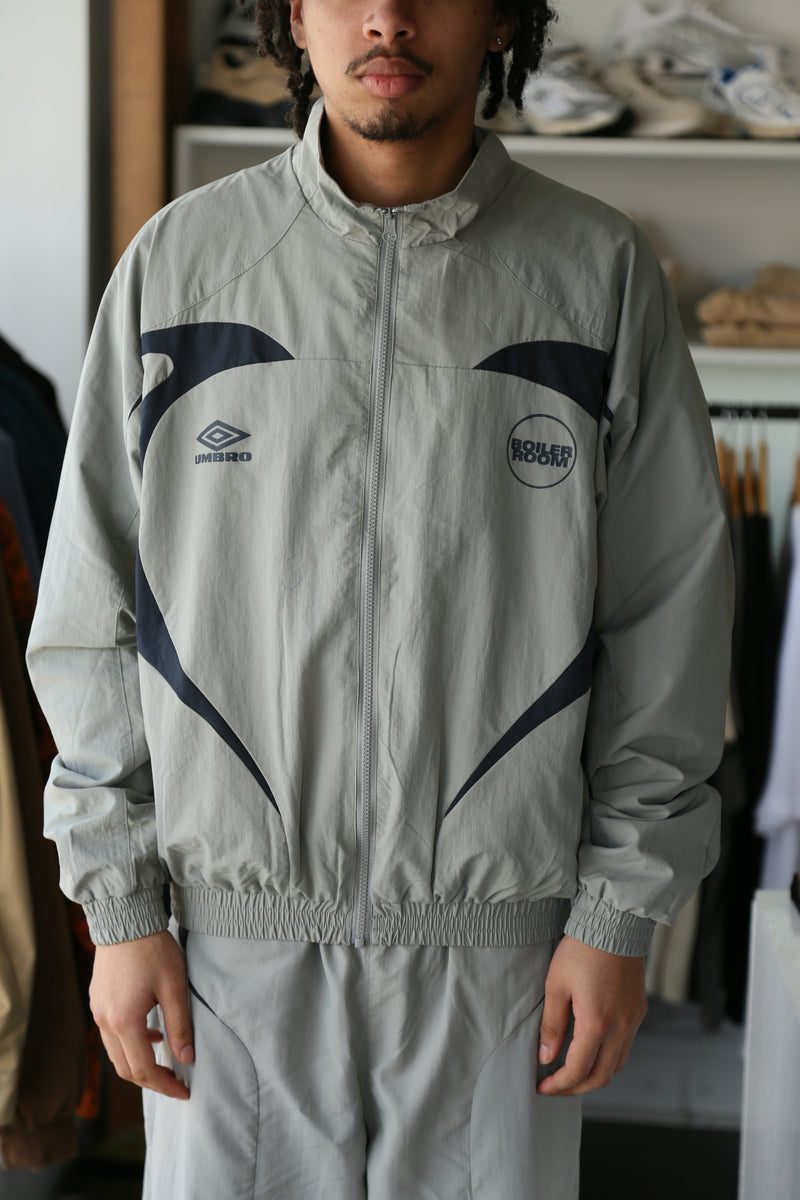 Boiler Room x Umbro Track Jacket Grey – Complex Clothing