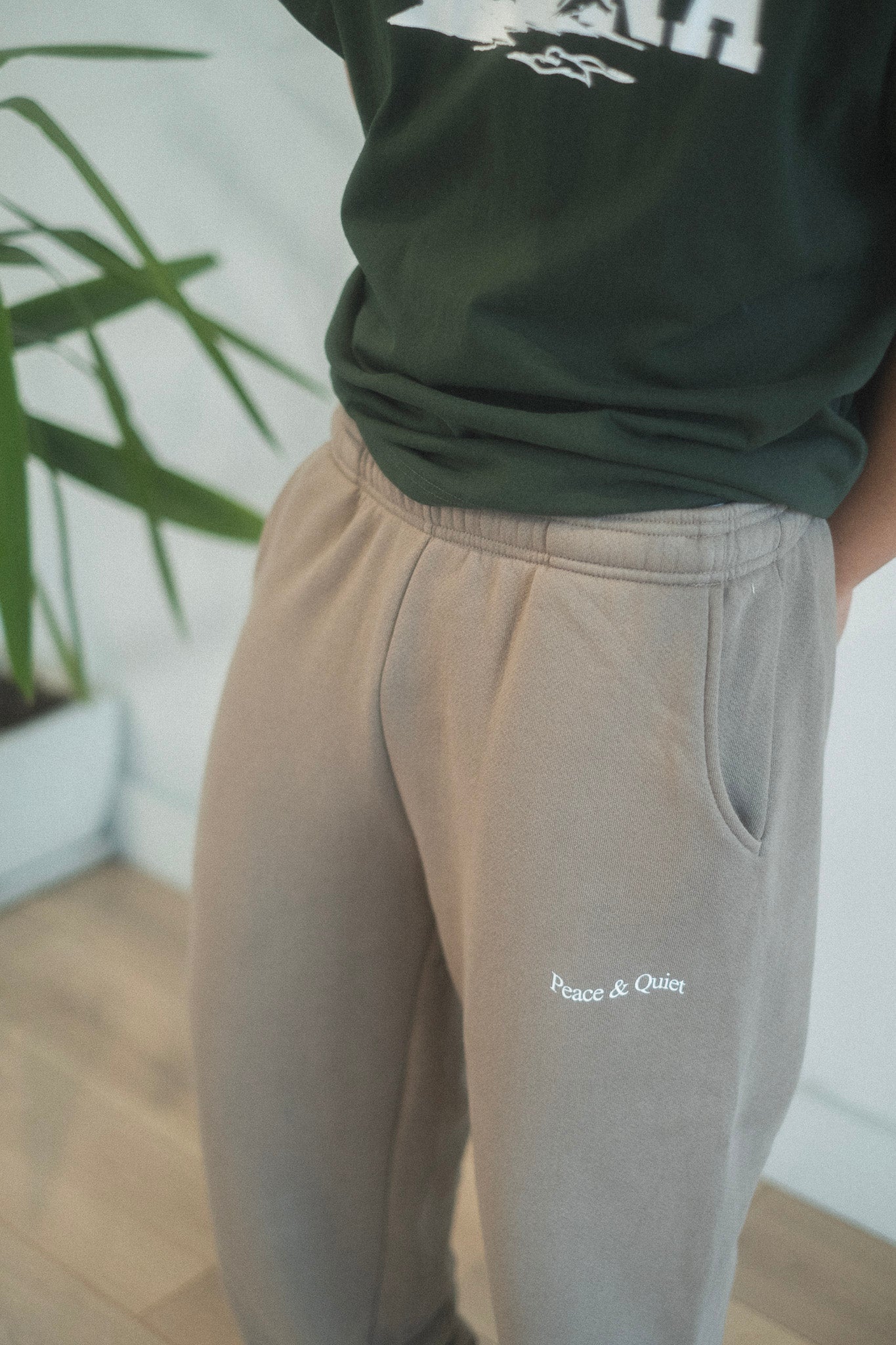 Wordmark Sweatpants Clay