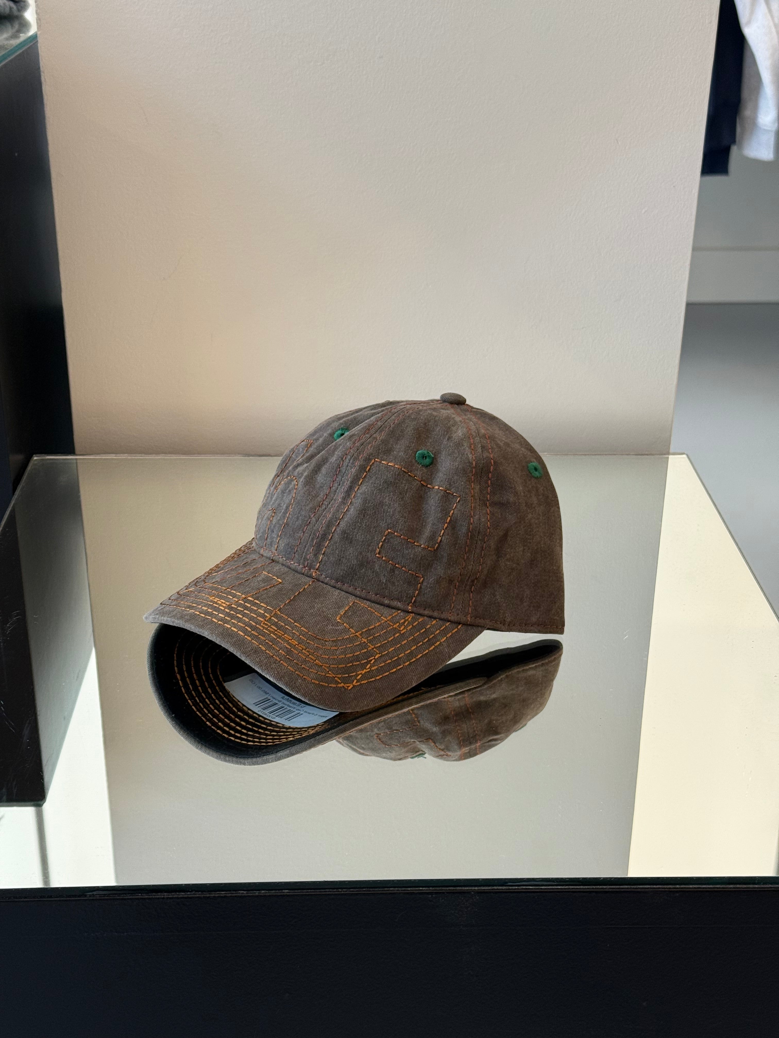 Vapor 6-Panel Cap Washed Brown
