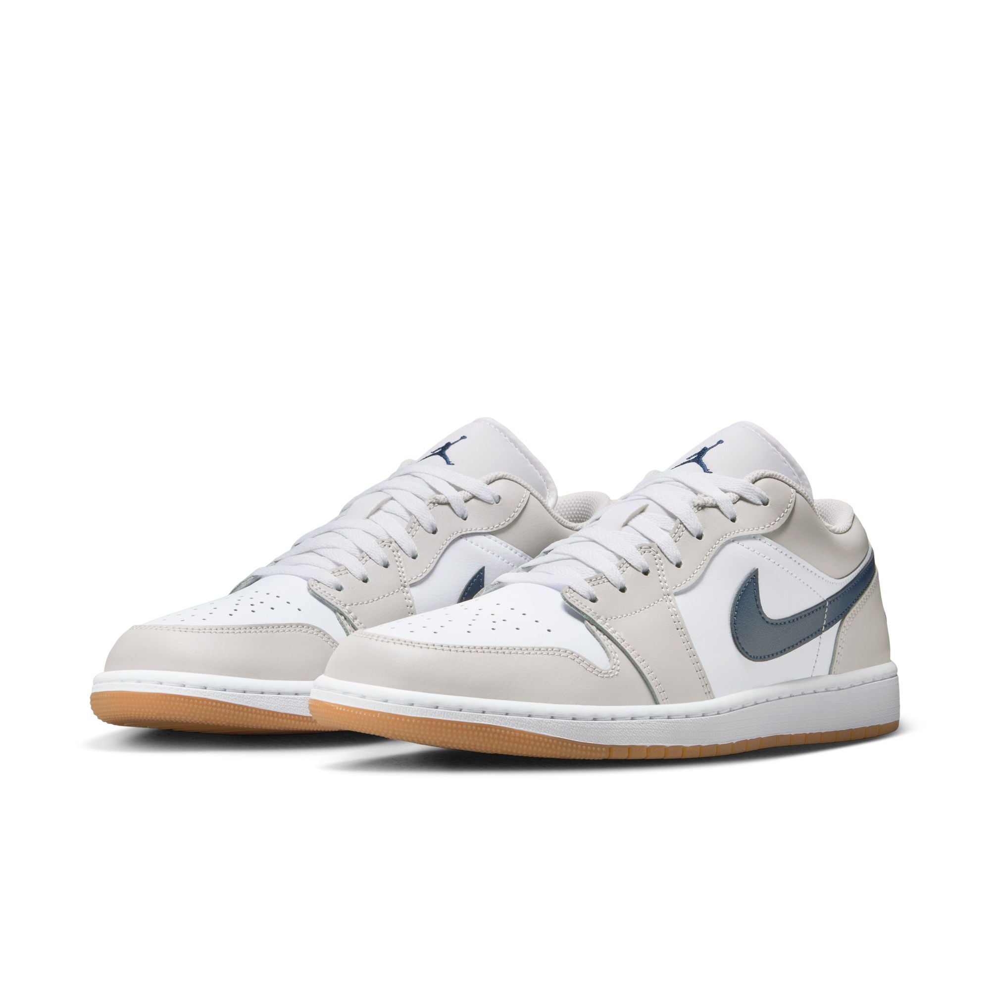 Air Jordan 1 Low White/Midnight Navy/Neutral Grey