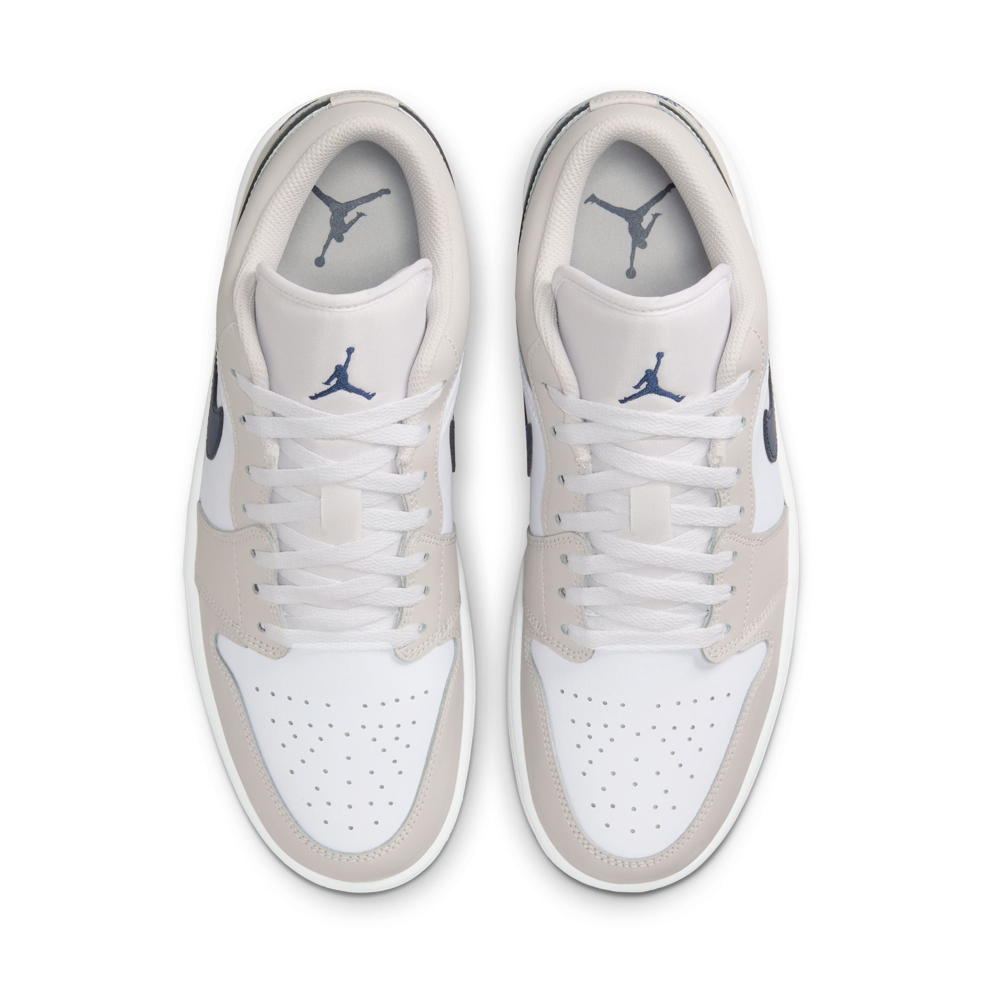 Air Jordan 1 Low White/Midnight Navy/Neutral Grey
