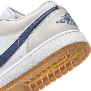 Air Jordan 1 Low White/Midnight Navy/Neutral Grey