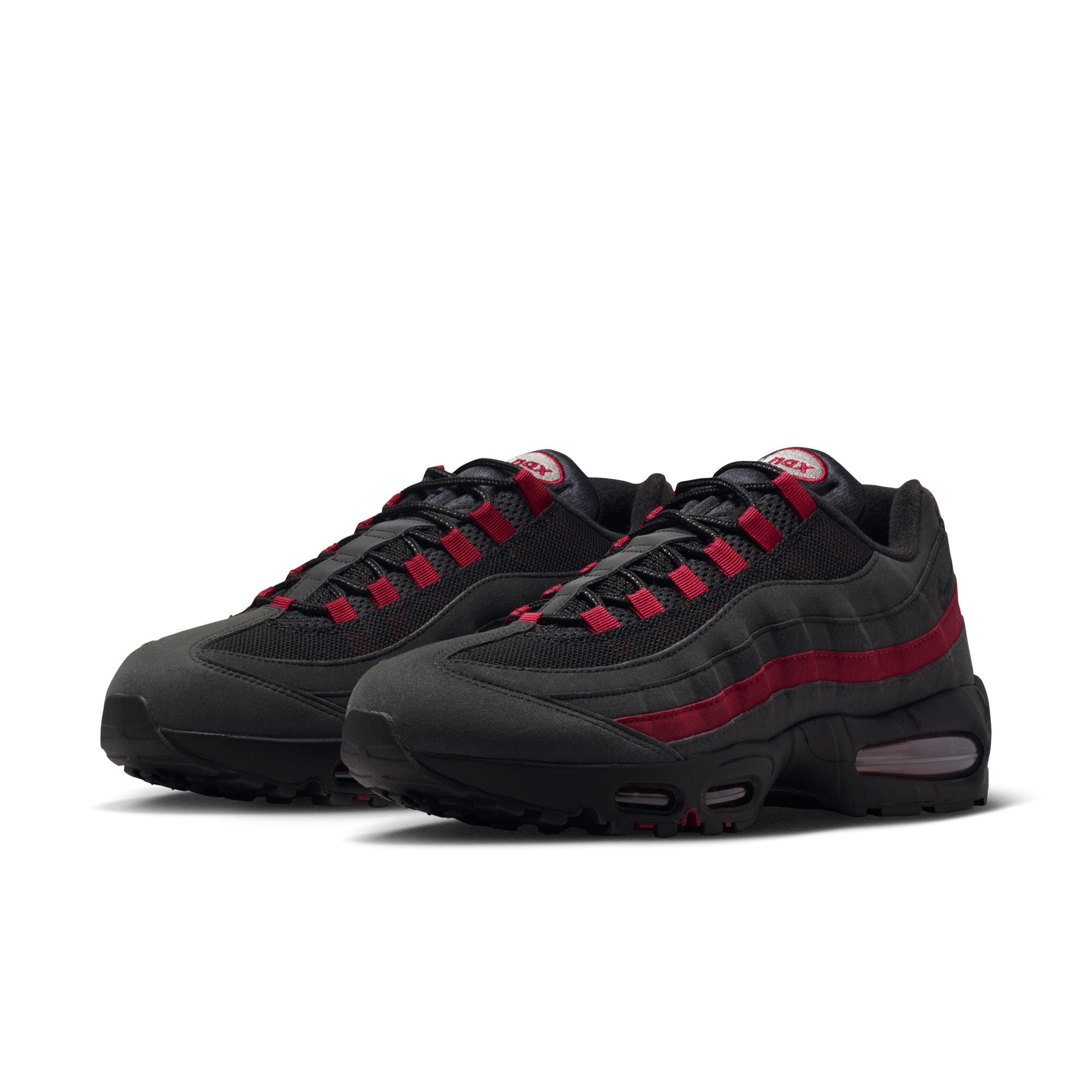 靴 Air Max 95Big Bubble Black/Team Crimson\