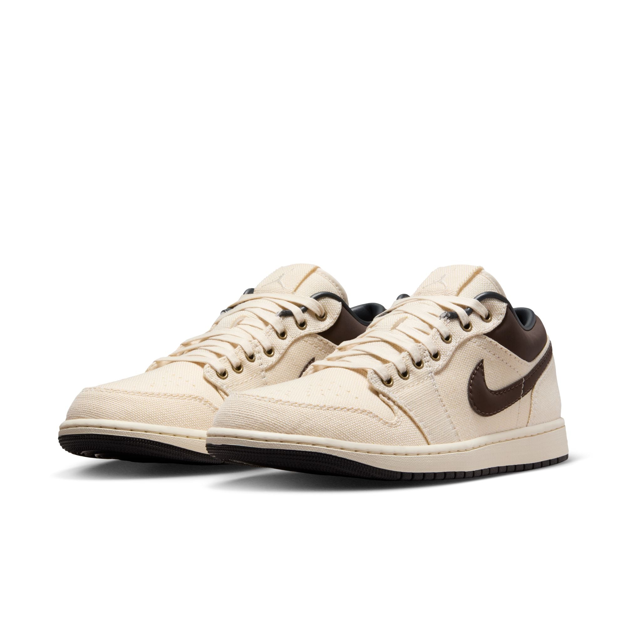 Air Jordan 1 Low PRM Canvas Pale Ivory