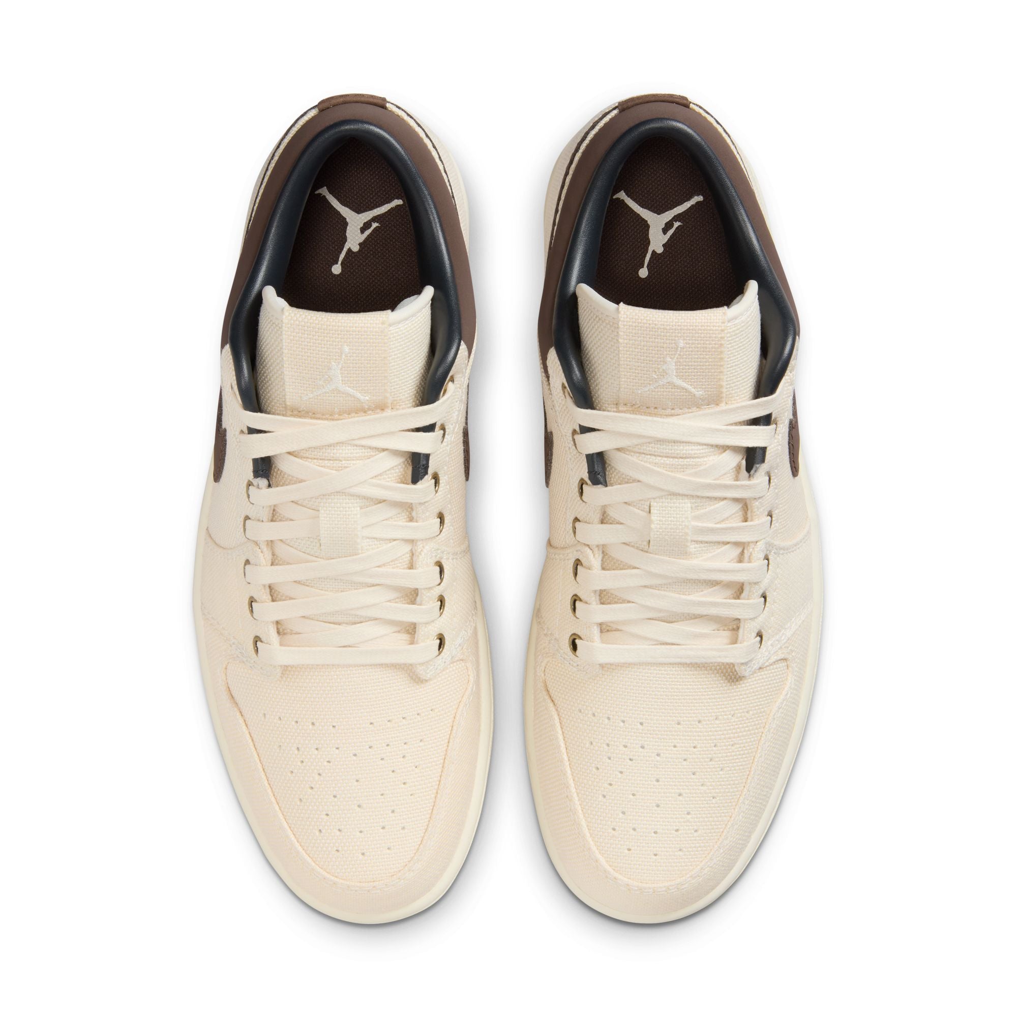 Air Jordan 1 Low PRM Canvas Pale Ivory