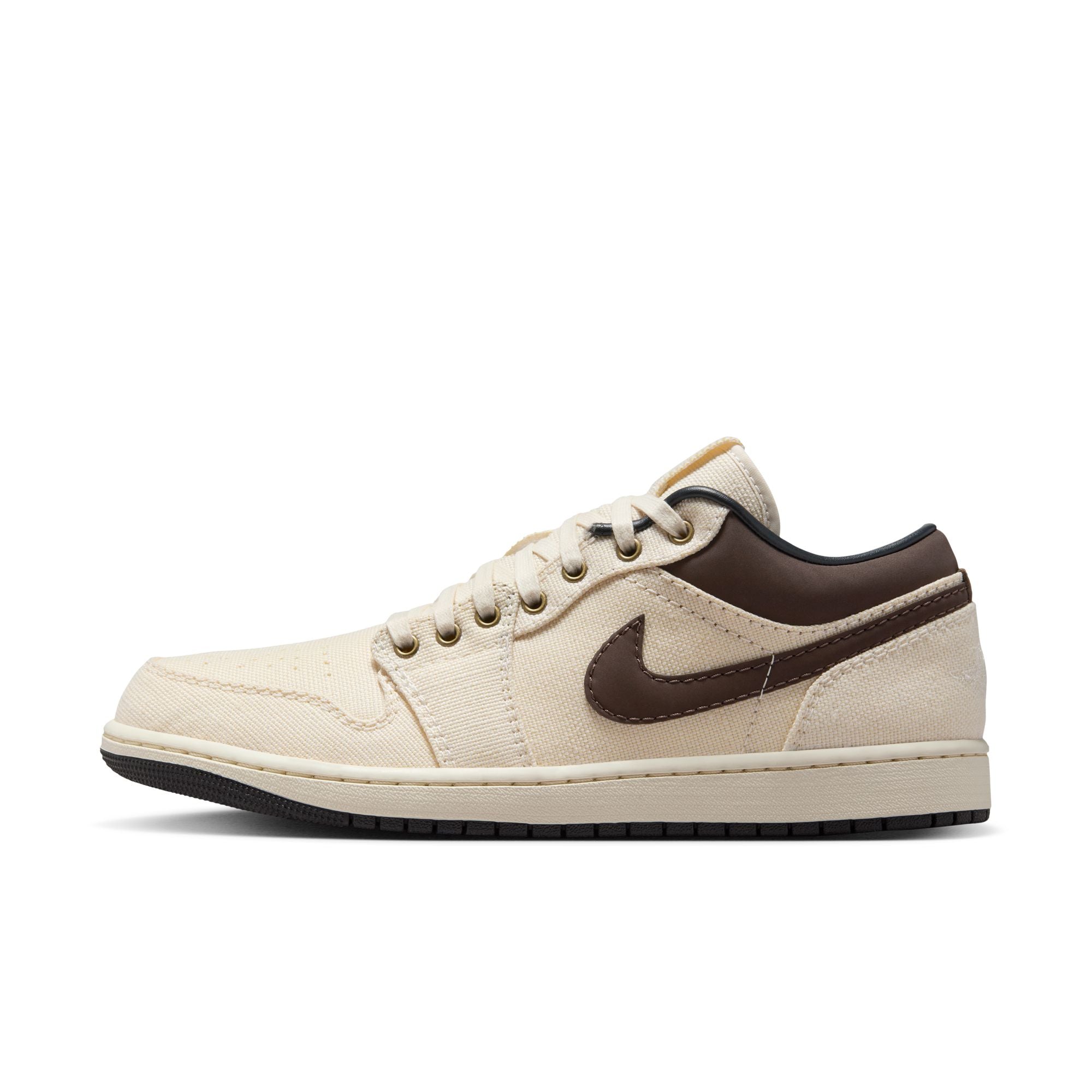 Air Jordan 1 Low PRM Canvas Pale Ivory