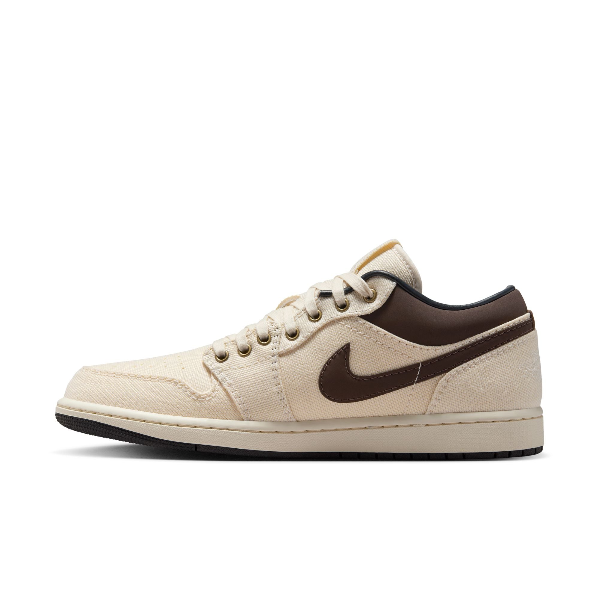 Air Jordan 1 Low PRM Canvas Pale Ivory