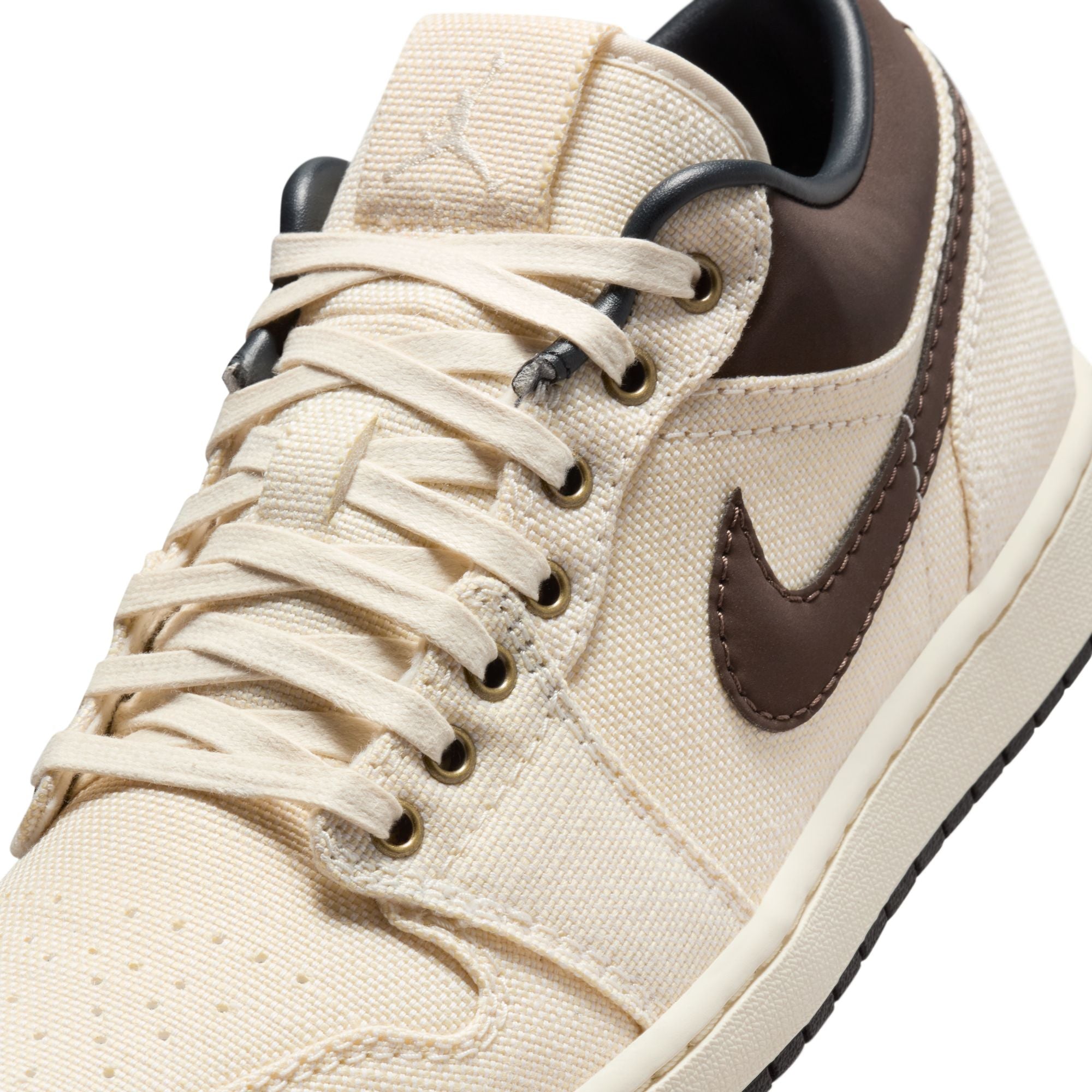 Air Jordan 1 Low PRM Canvas Pale Ivory