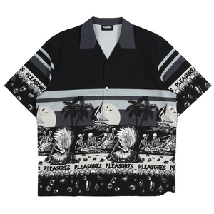 Beach Button Down Black