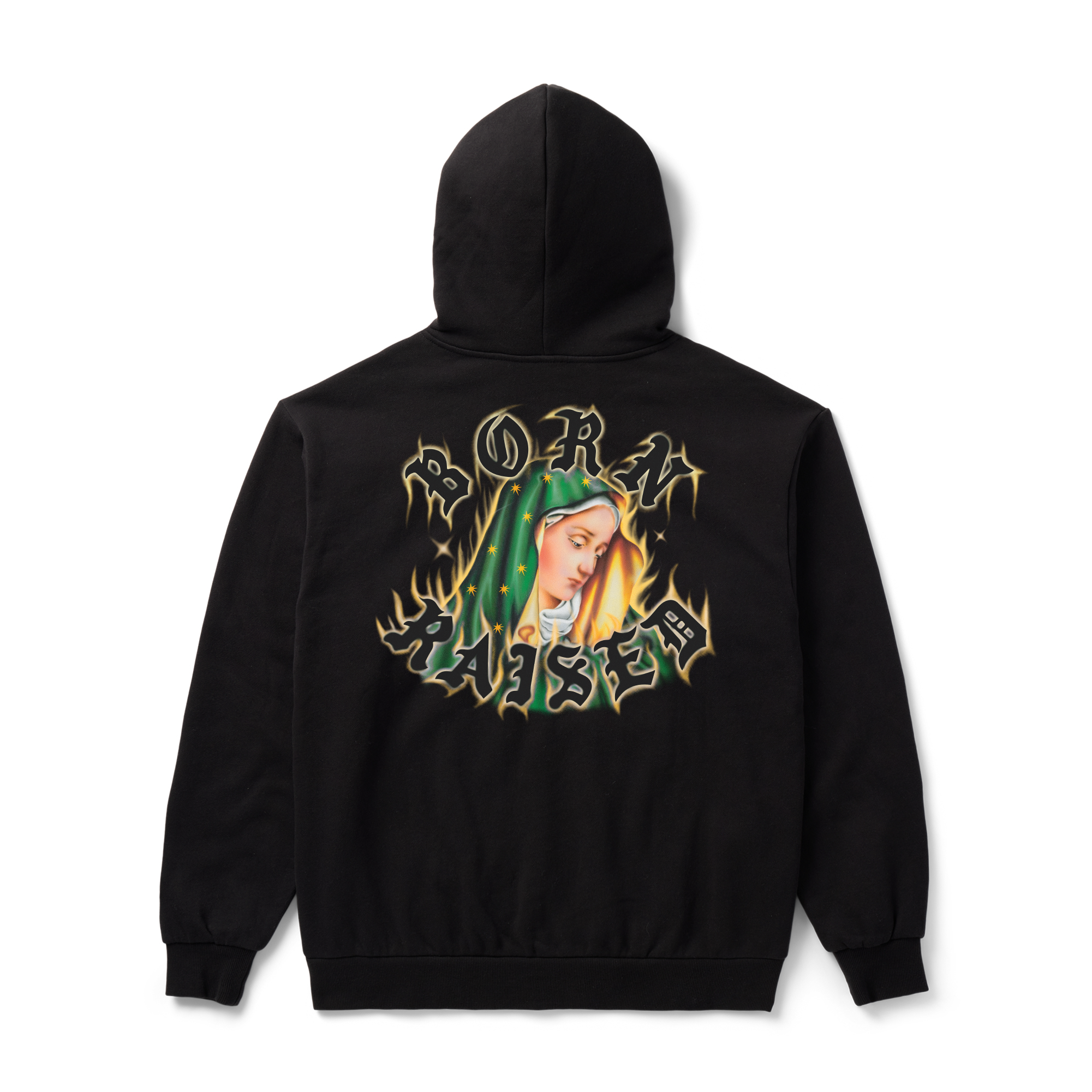 Guadalupe Zip Hoodie Black