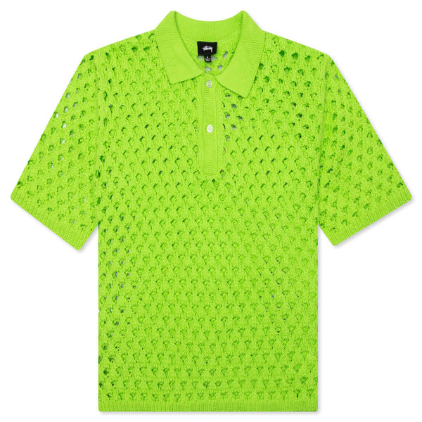 Big Mesh Polo Sweater Lime – Complex Clothing Inc.