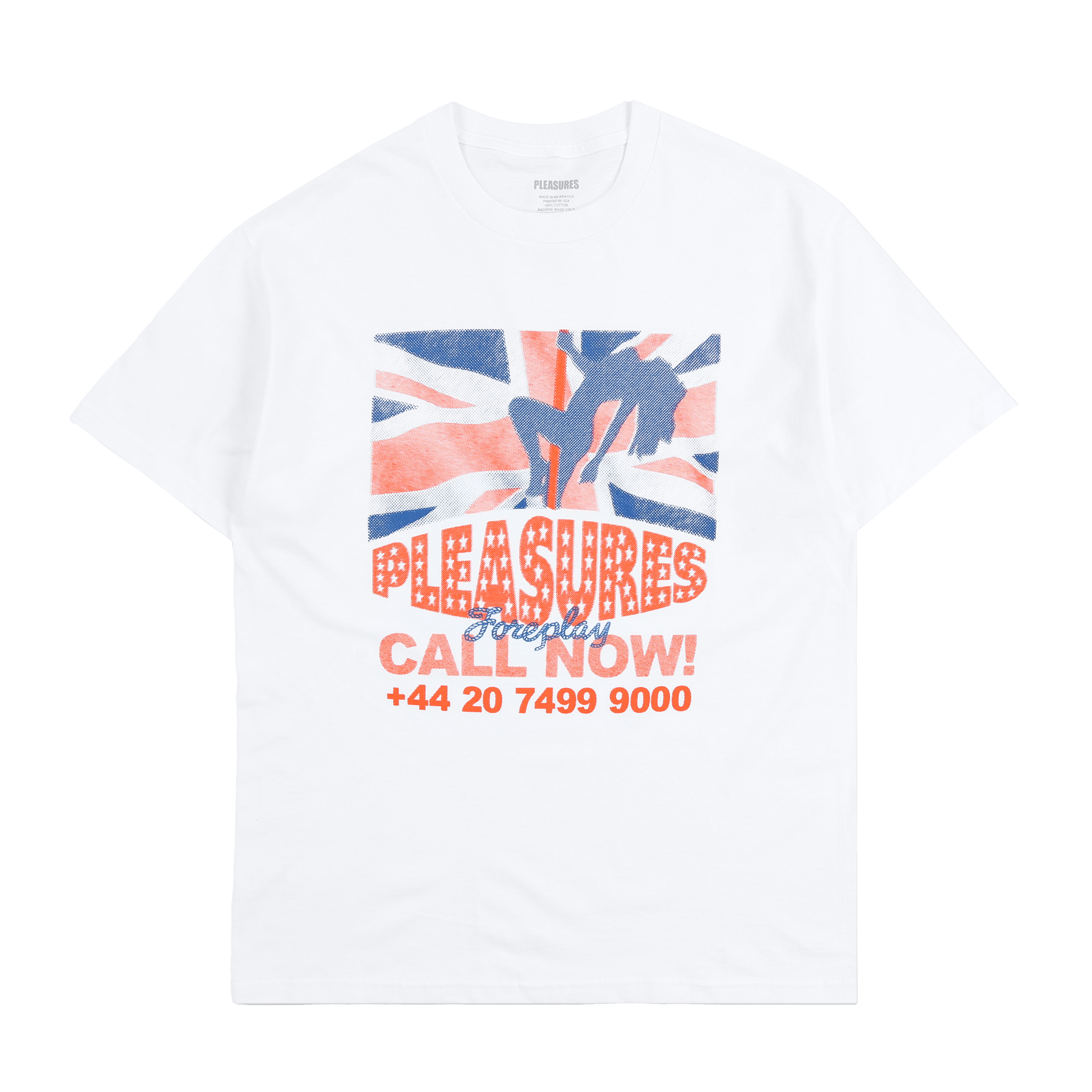 Call Now Tee White