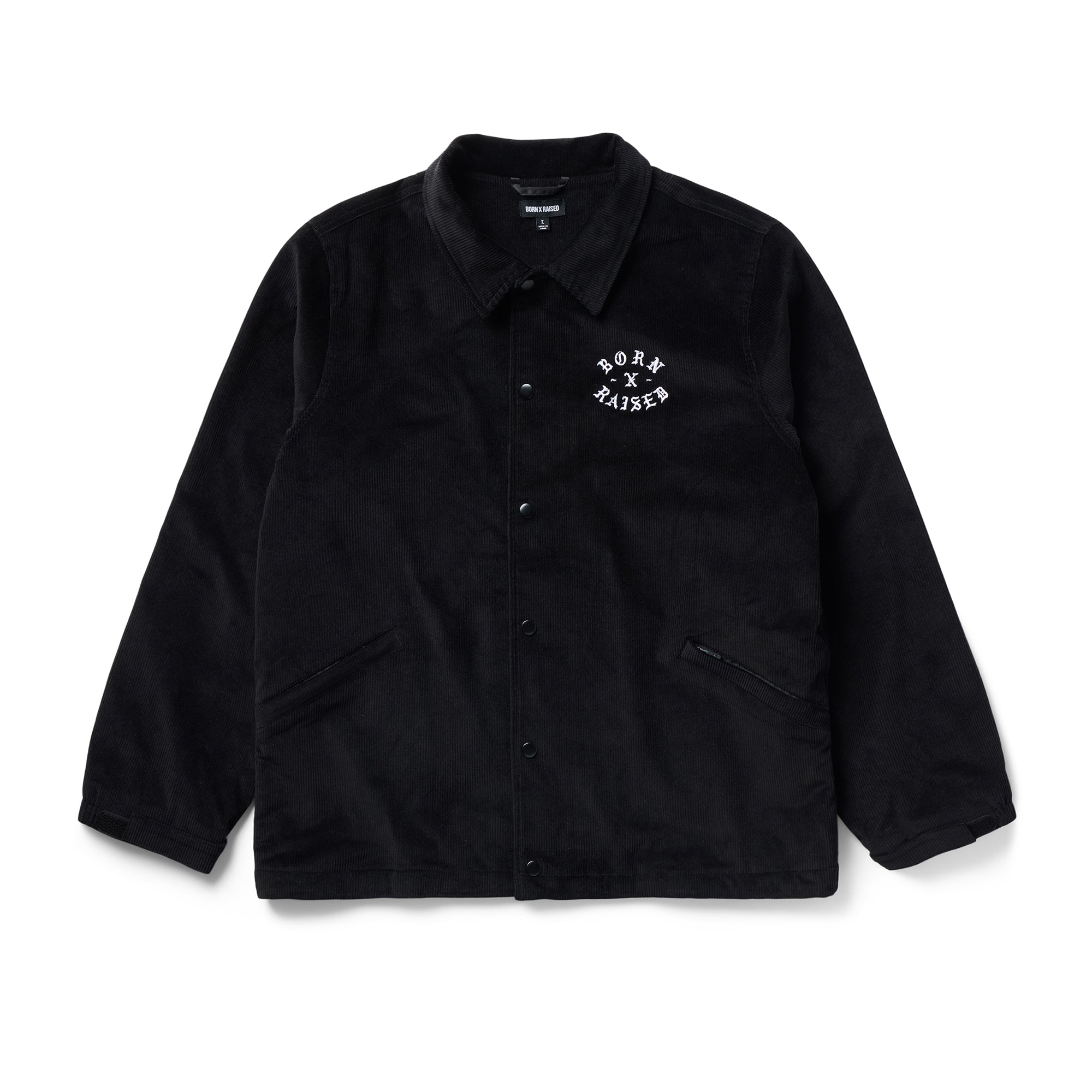 Zine Corduroy Coach Jacket Black (