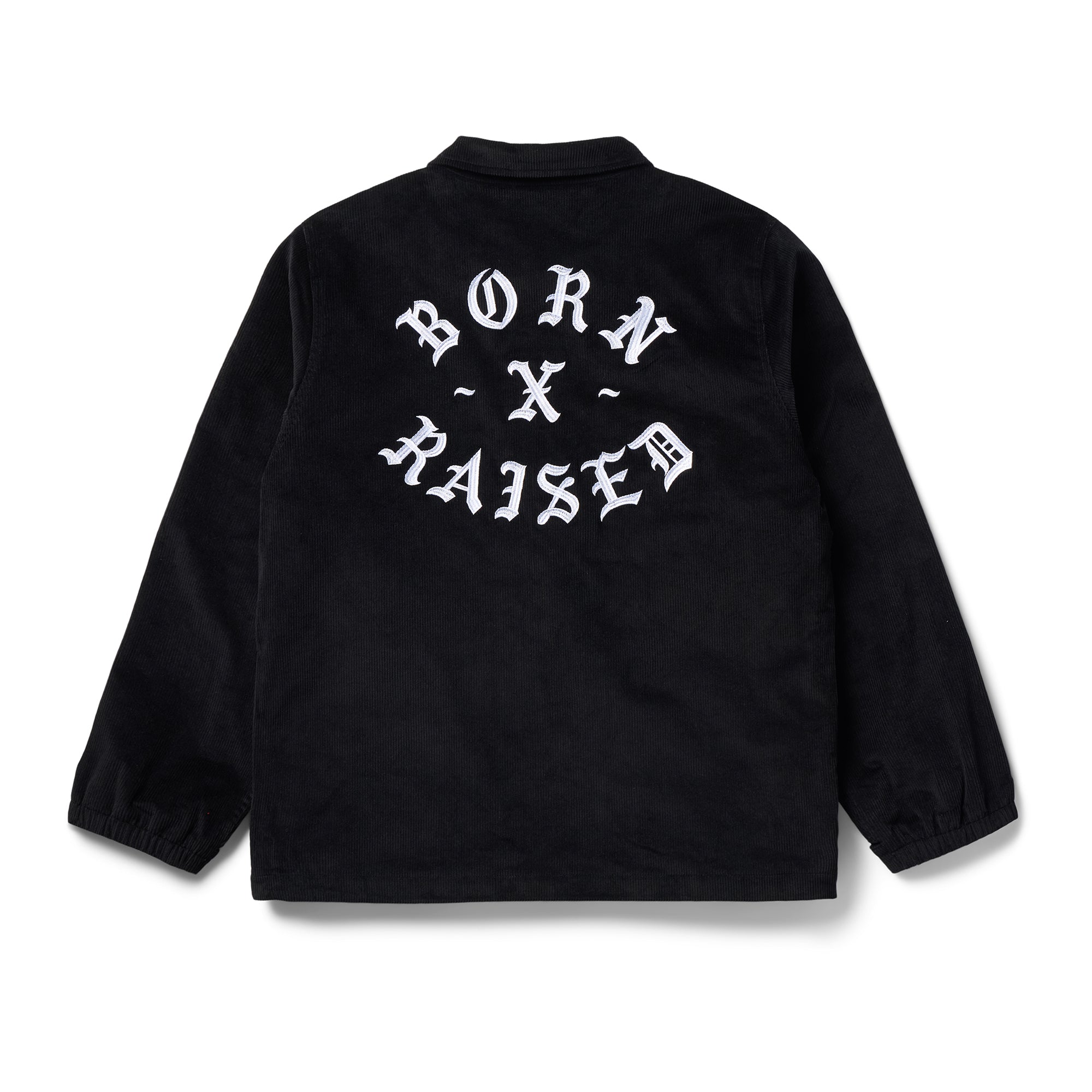 Zine Corduroy Coach Jacket Black (