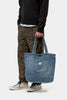 Smith Denim Tote Blue Destroy Wash Splatter