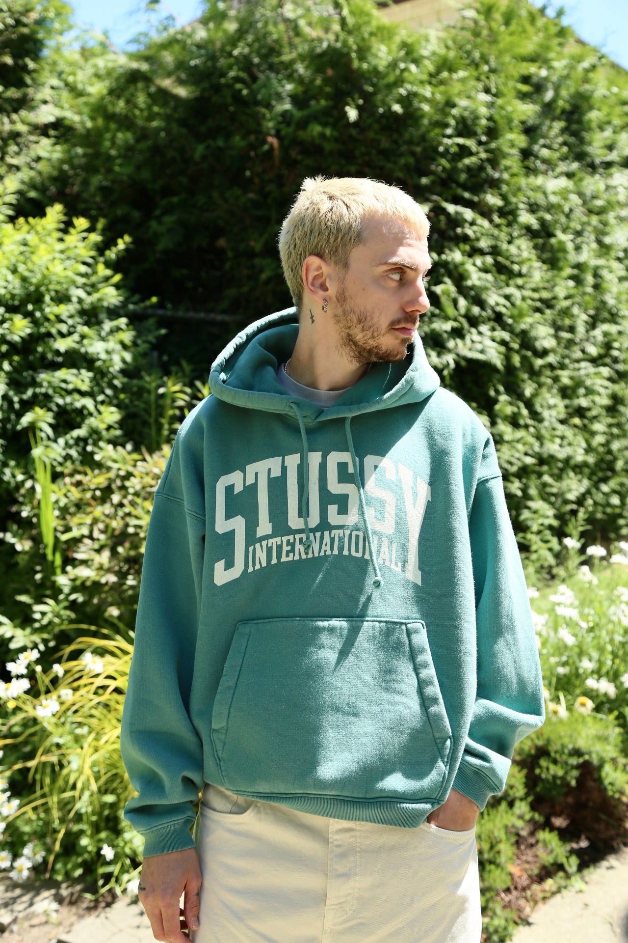 Stussy International Relaxed Hood Teal