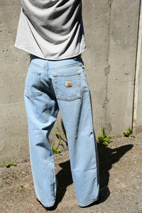 Brandon Pant Blue Heavy Stone Bleached