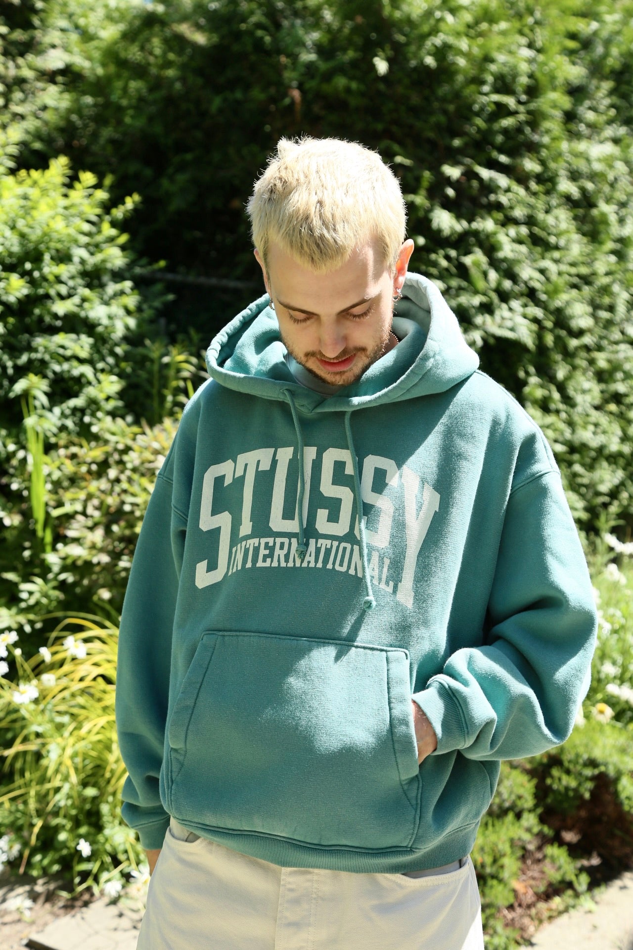 Stussy International Relaxed Hood Teal