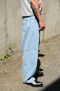 Brandon Pant Blue Heavy Stone Bleached