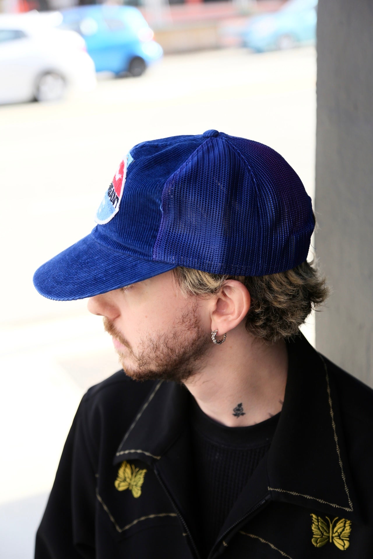 Vintage Trucker Cap Royal Blue