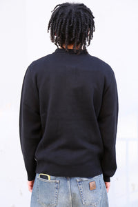 L/S Arlo Polo Black/Kendricks Stripe Aura