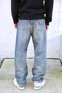 Landon Pant Blue Worn Used Washed