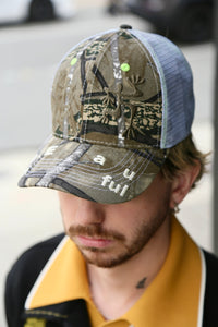 Biyu Trucker Hat Peak/Camo