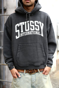 Stussy International Relaxed Hood Washed Black