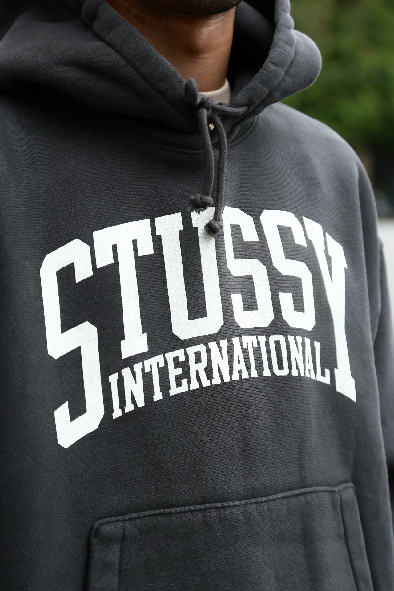 Stussy International Relaxed Hood Washed Black