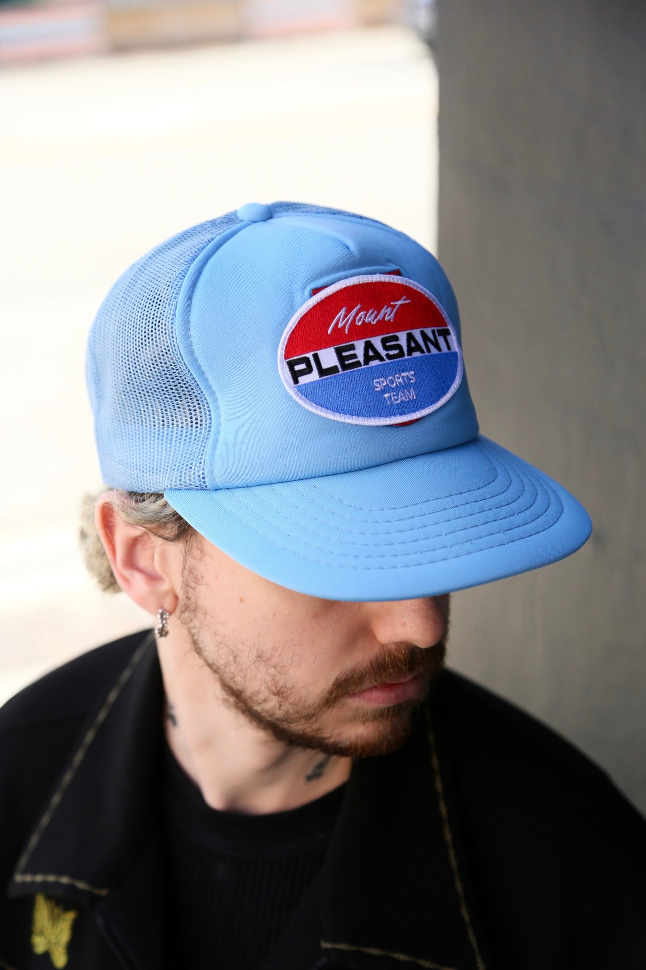 Vintage Trucker Cap Light Blue Complex Clothing Inc