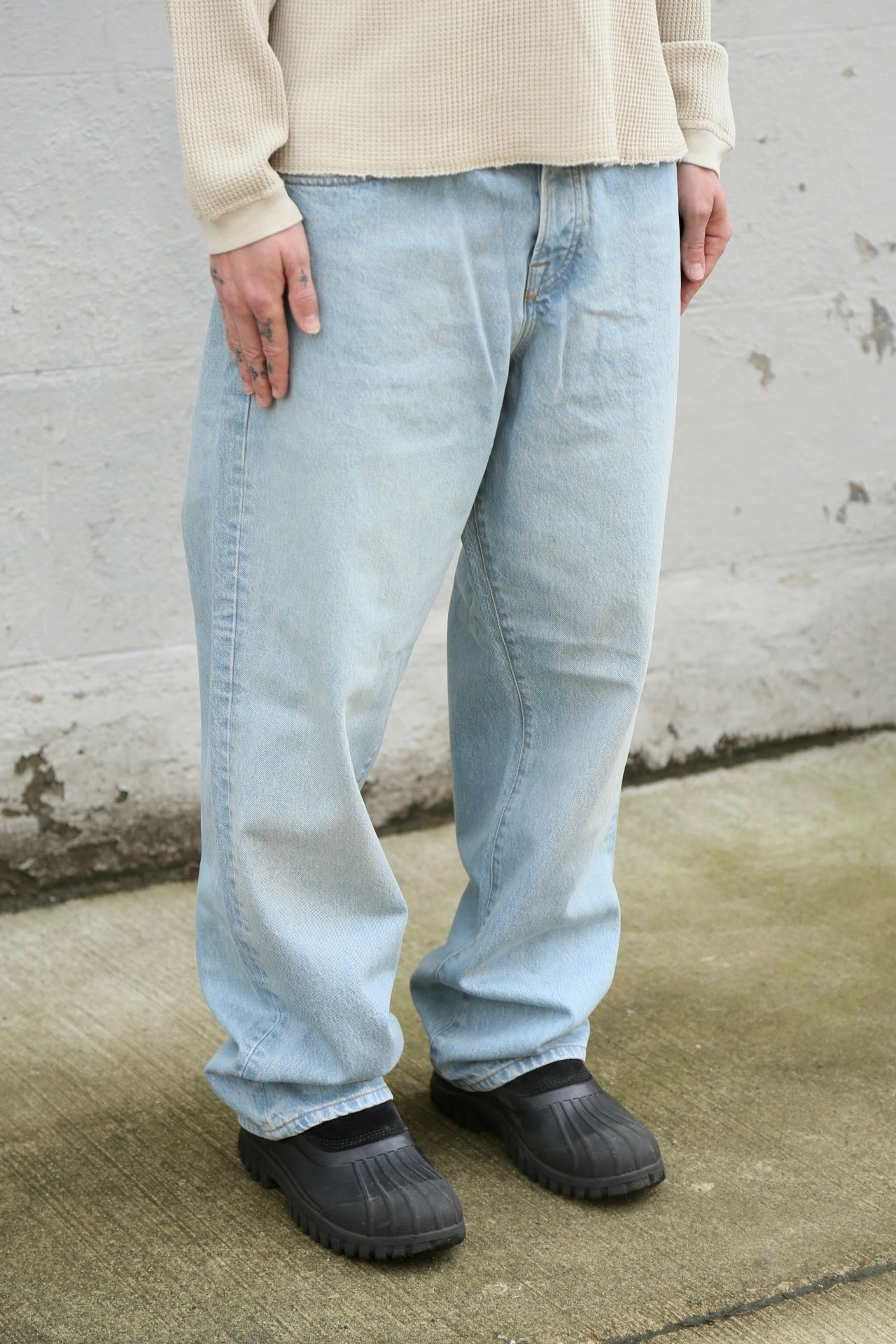 Big Ol' Jeans  Denim Light Wash Blue