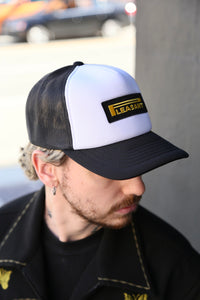 Pleasant Racing Patch Black Trucker