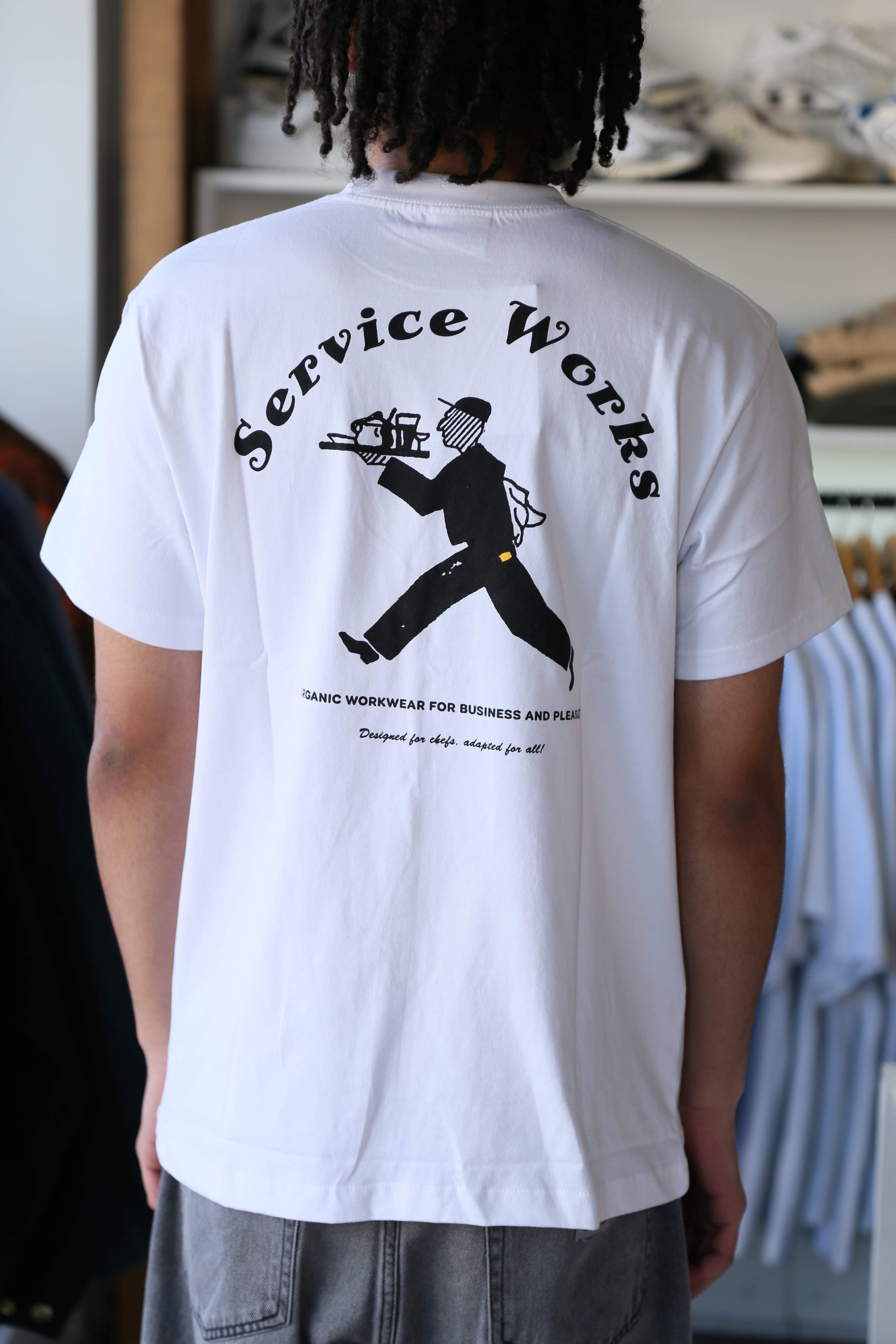 Waiter Tee White