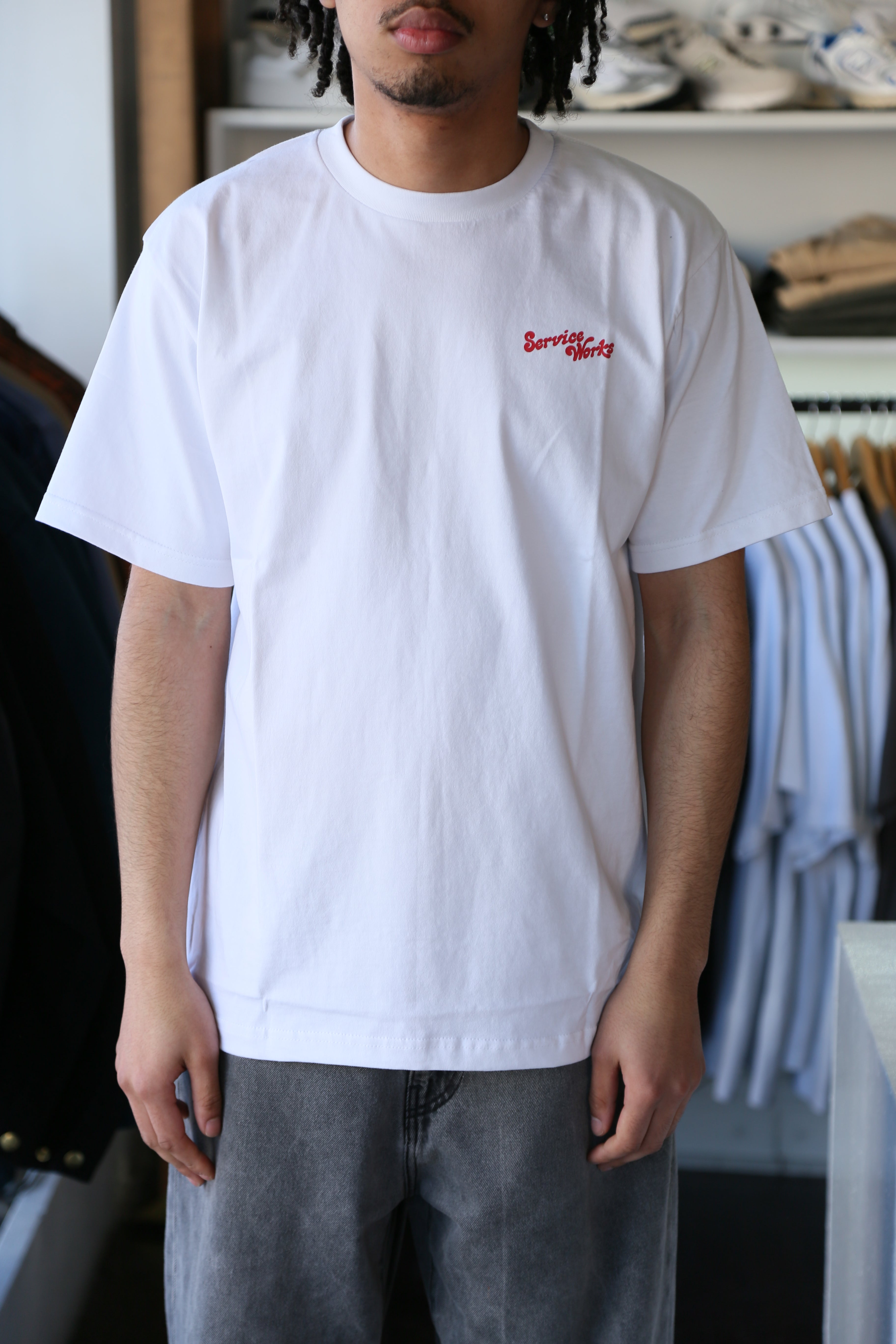 Work + Pleasure Tee White