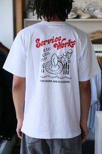 Work + Pleasure Tee White