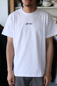 Service Logo Tee White