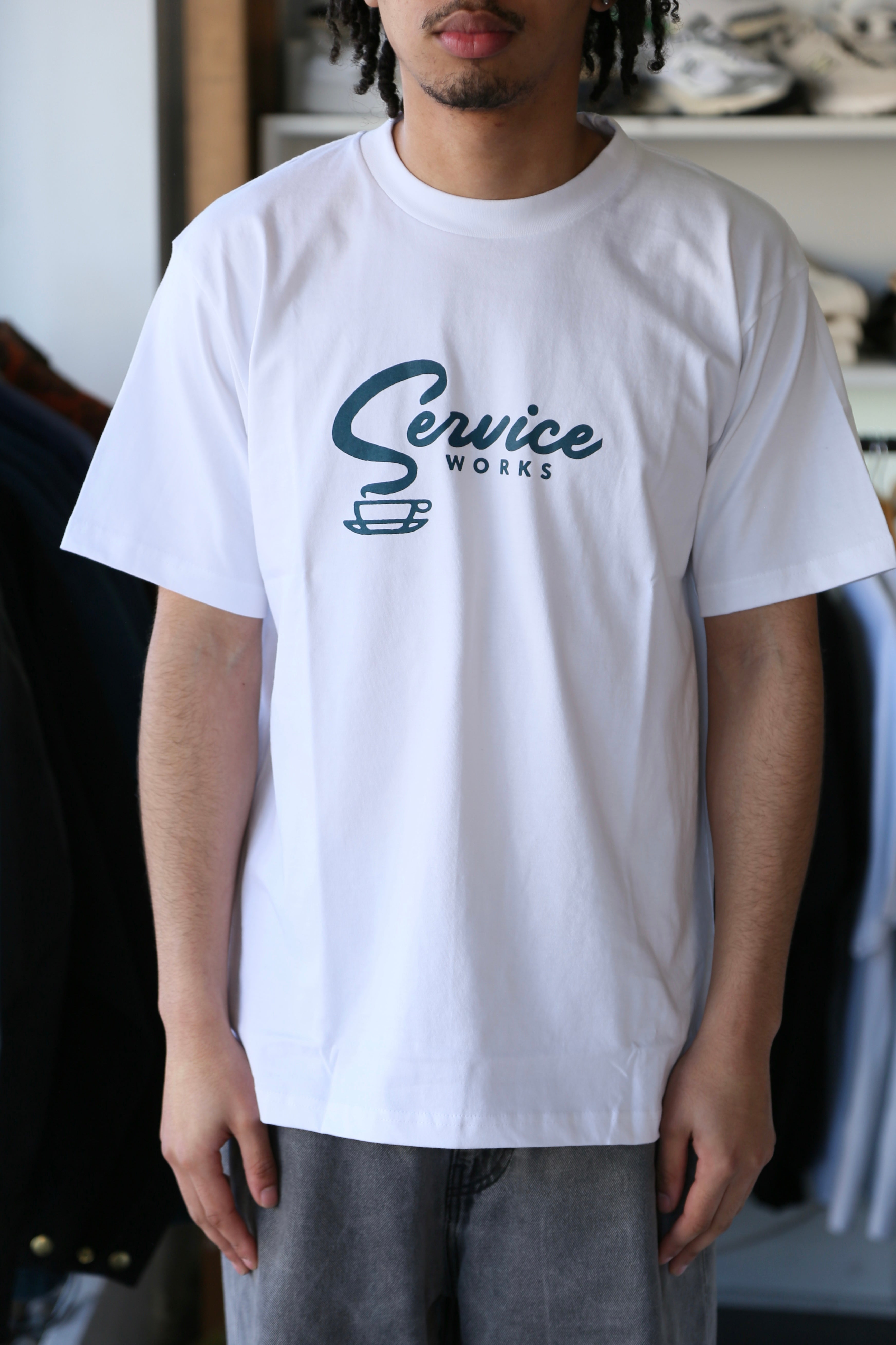 Espresso Tee White