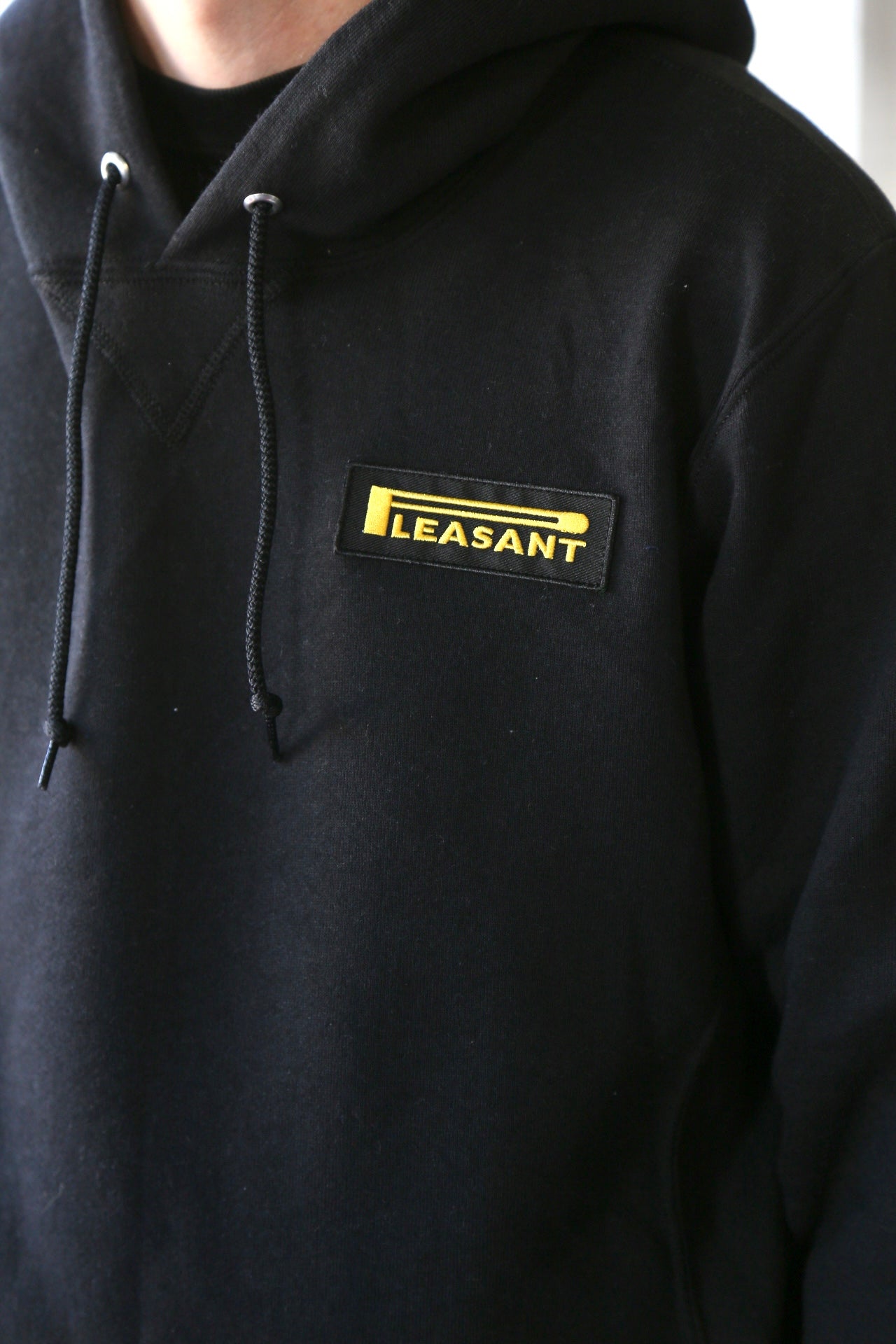 Pleasant Racing Patch Hoodie Black