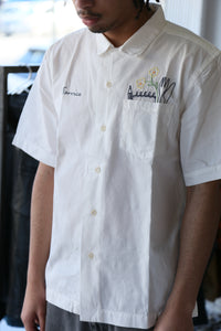 Light Twill Necessities Short Sleeve Shirt Off White