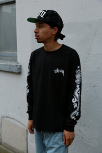 Dragons Pig. Dyed LS Tee Black