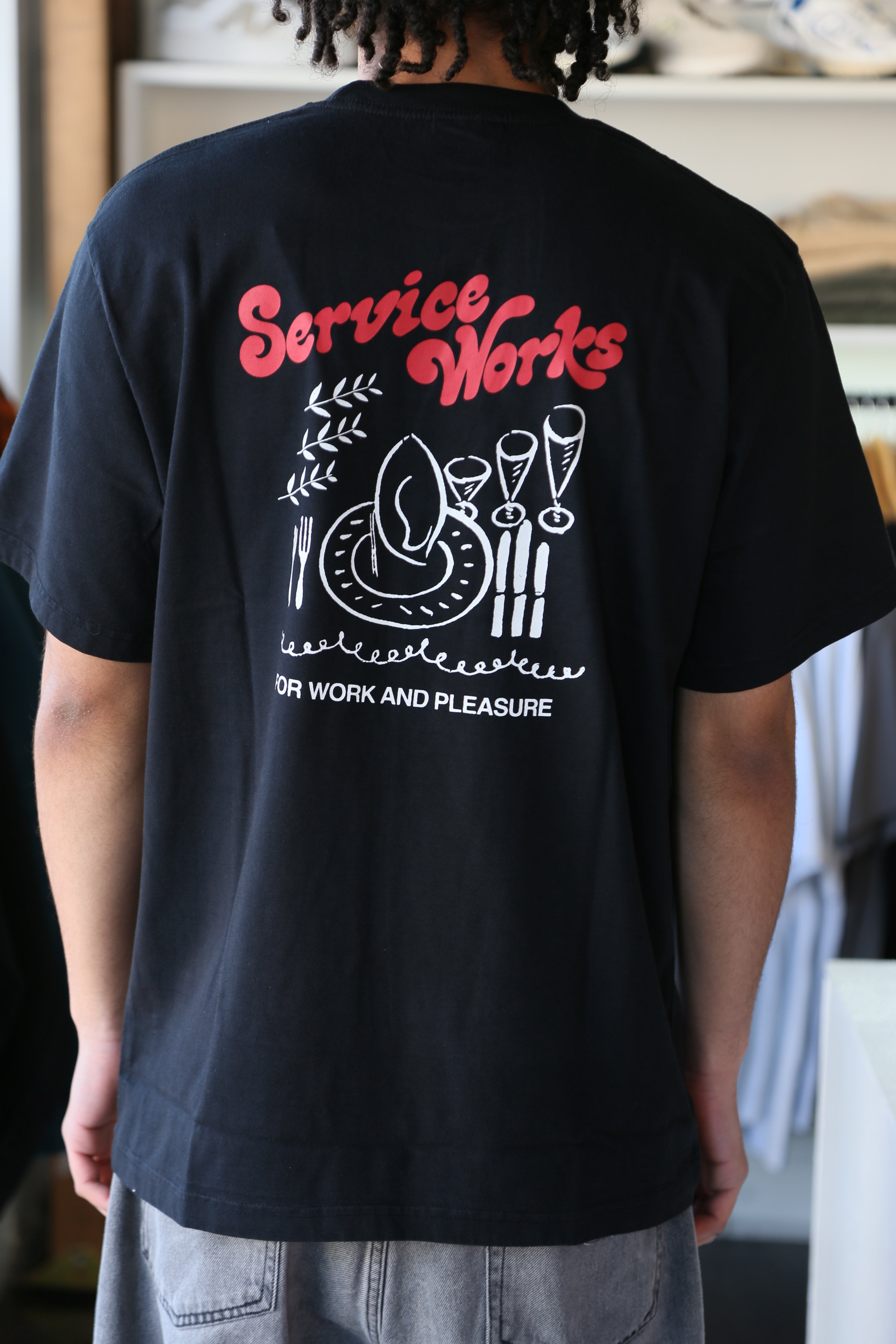 Work + Pleasure Tee Black