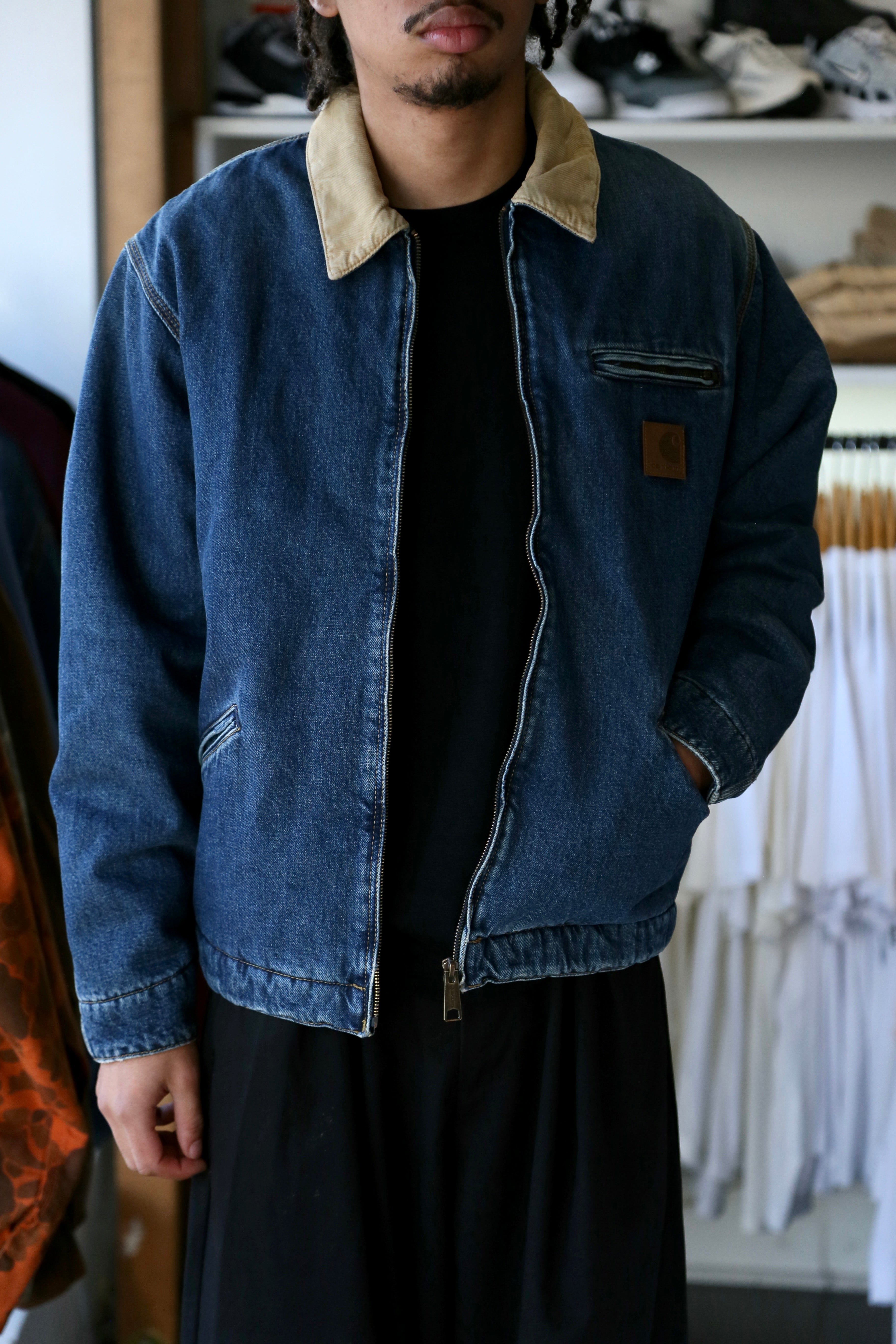 OG Detroit Jacket Denim Blue / Dusty Hamilton Brown