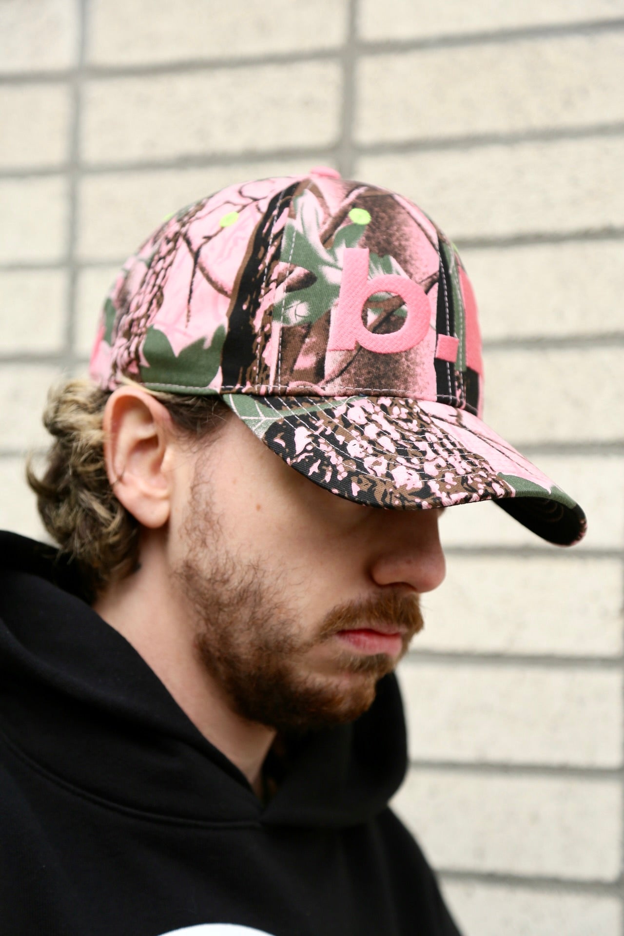 b.E Hat Pink Real Camo