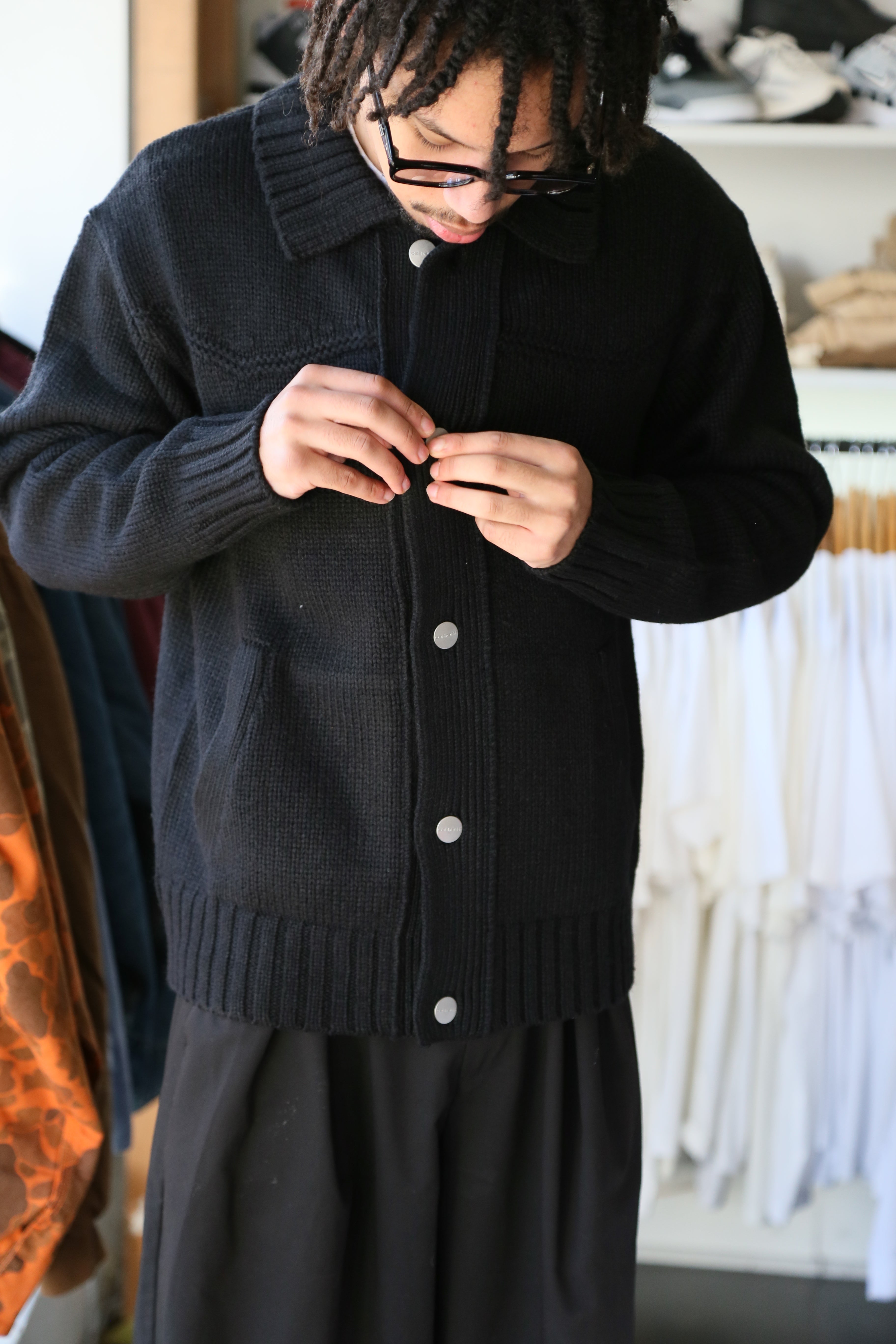 Santa Fe Cardigan Black