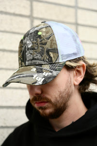 Biyu Trucker Hat Peak Camo