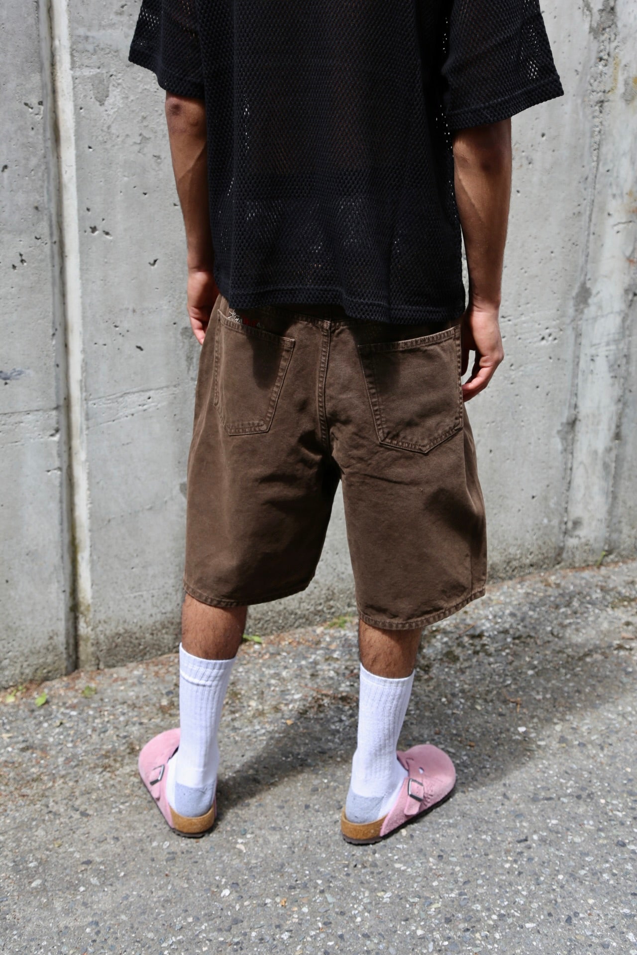 Big Ol' Shorts Washed Canvas Brown